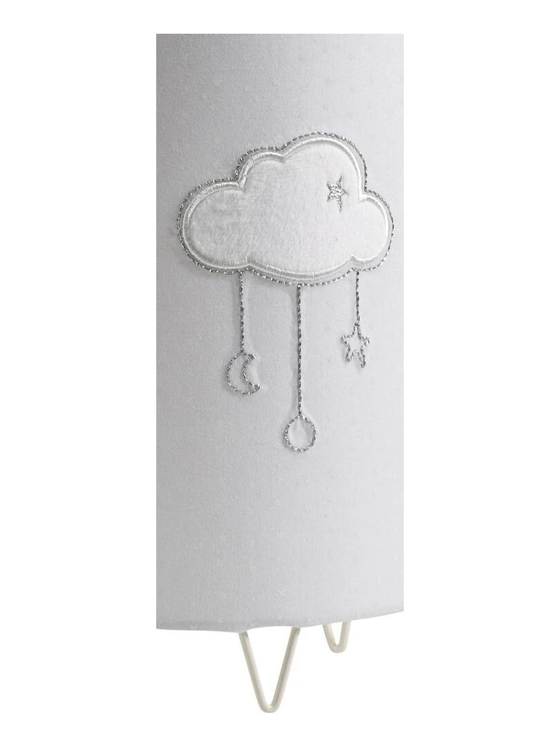 Luminaire avec détail Nuage en coton gris SAUTHON Gris
