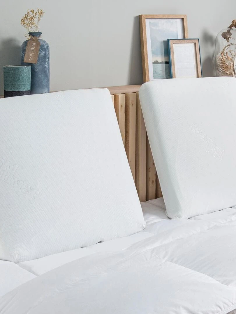 DUNLOPILLO Oreiller Thermogel Blanc