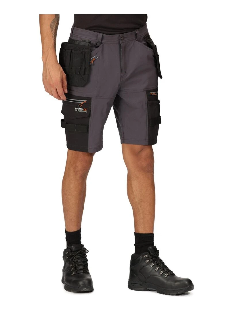 Regatta   Short INFILTRATE   Gris Noir