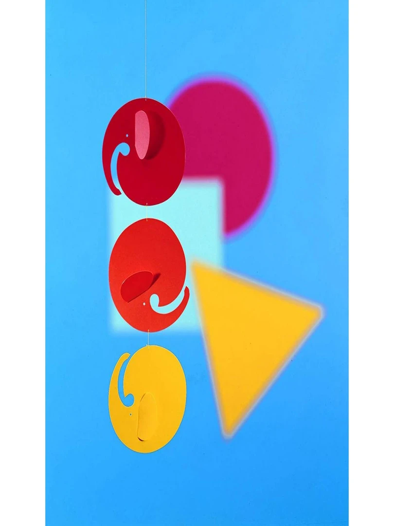 'flensted Mobiles' Rollephants Jaune