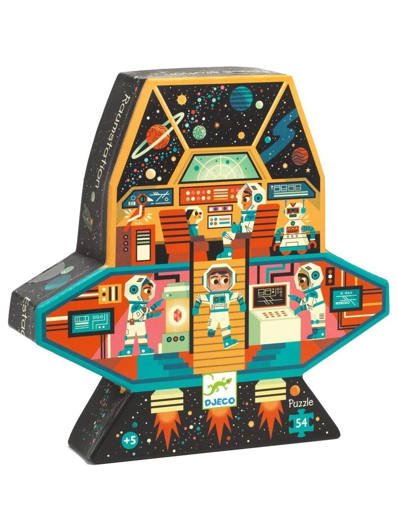 Puzzles silhouettes Station spatiale 54 pcs N/A