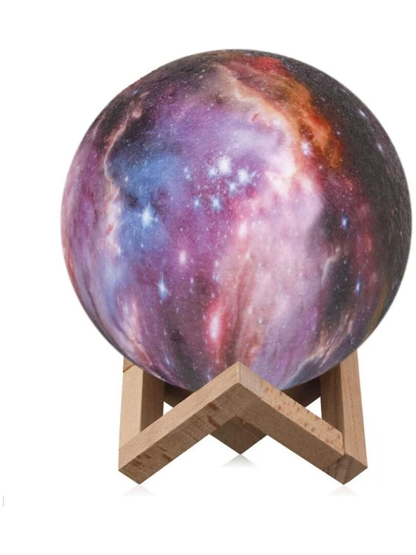 FEERIQUE Lampe à poser Galaxie Rose framboise