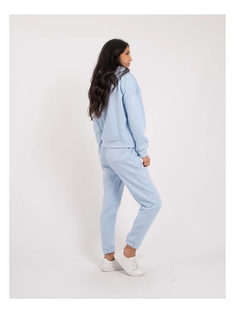Sweatshirt capuche YLONA   Bleu clair