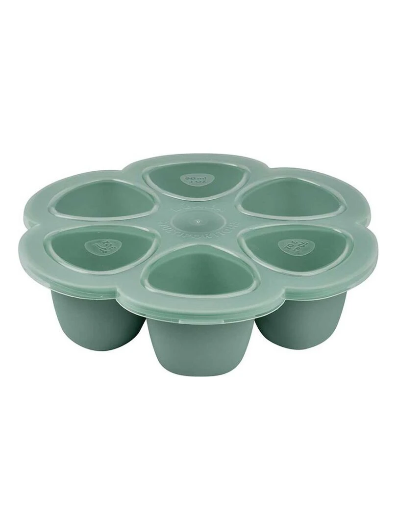 Moule de congélation multi portions silicone Sage green (6 x 90 ml) Vert