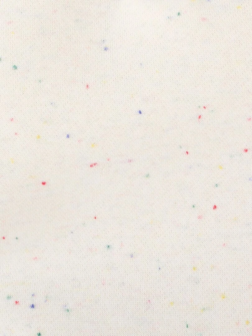 Sweat douillet maille mouchetée   Happy D. by Damart   Blanc Ecru