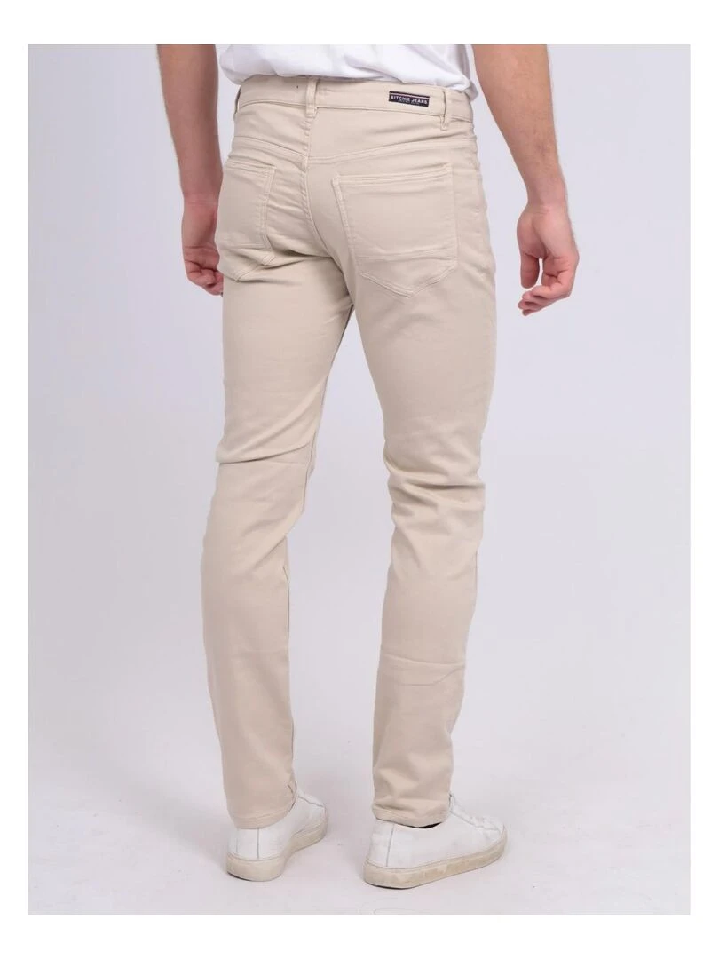 Pantalon 5 poches CANDELO Beige