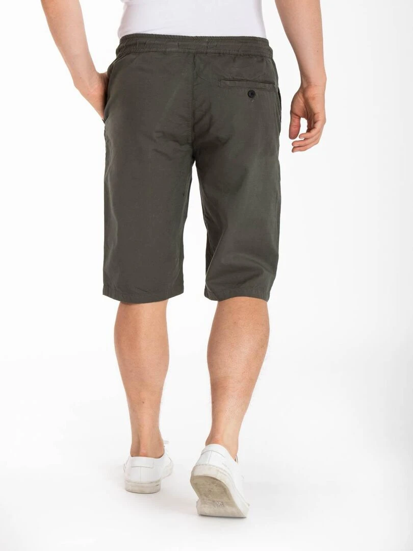 Bermuda coton lin MANNY 'Rica Lewis'   Kaki