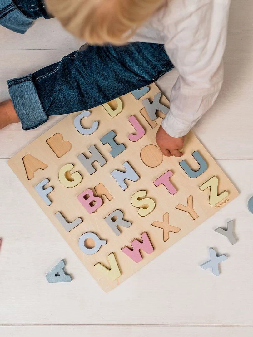 Puzzle ABC Hanna en bois N/A