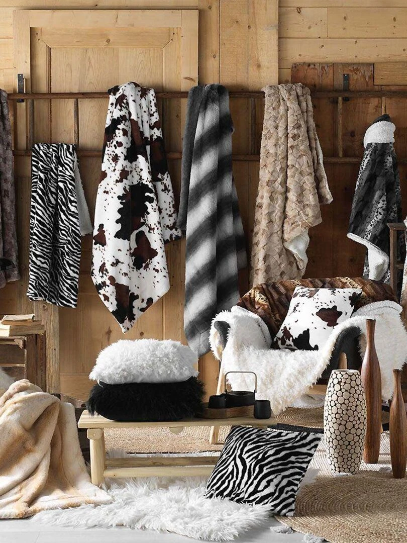 Plaid Grizzly Gris   Gris