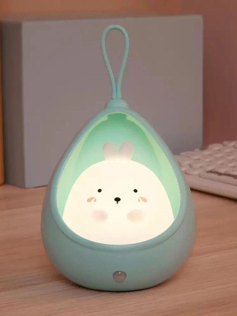 Ma lampe veilleuse détecteur de mouvement Bleu Bleu clair