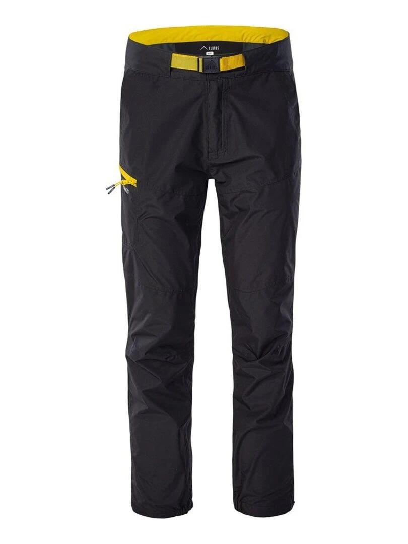 Elbrus Pantalon de randonnée GARII Noir Jaune