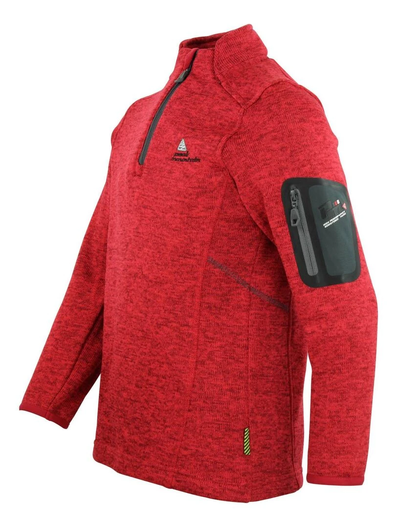 Sweat polaire garçon ECYPA   Rouge