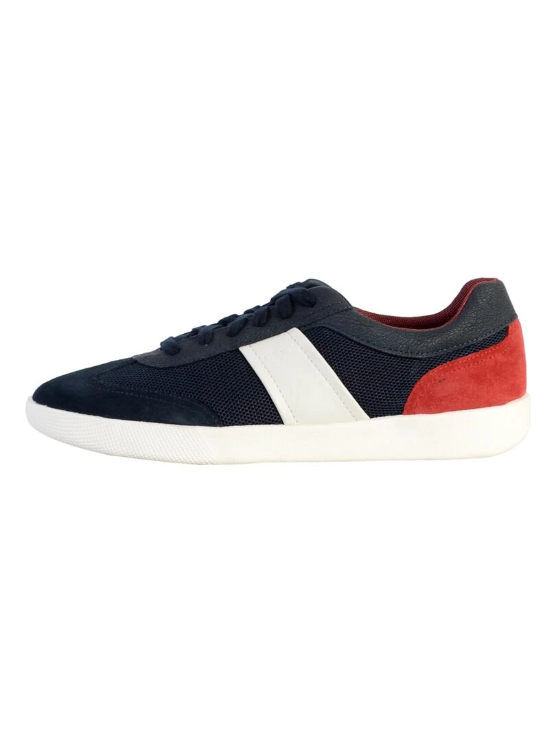 Basket Cuir Geox U Rieti Mesh Noir