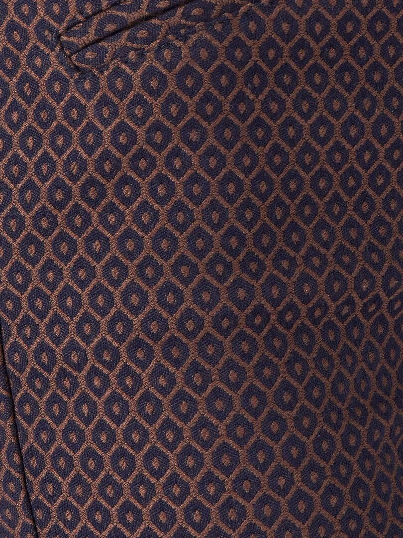 Pantalon jacquard   Damart   Bleu marine