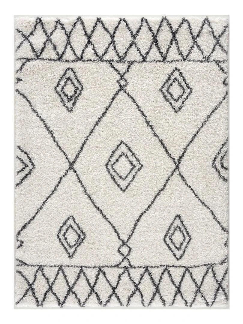Tapis berbère style DOUX 2 Ecru