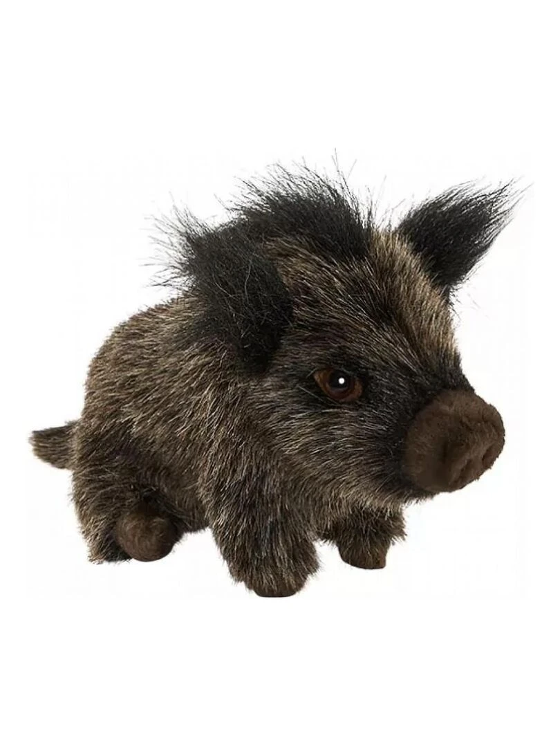 Peluche Sanglier Assis 14cm Multicolore