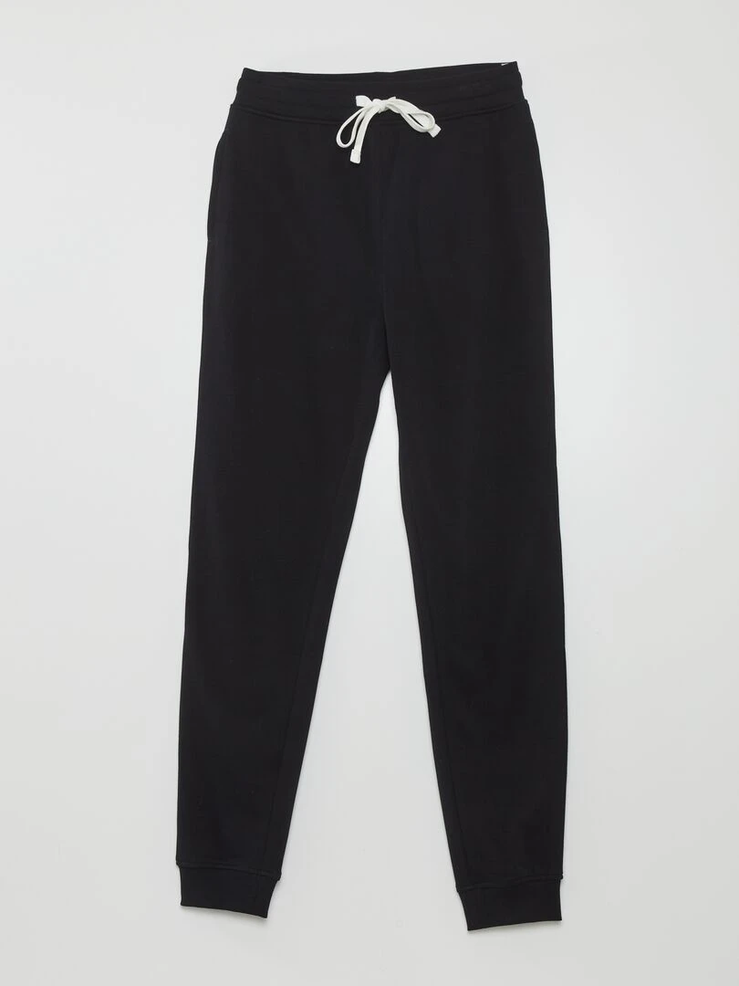 Jogging en french terry noir