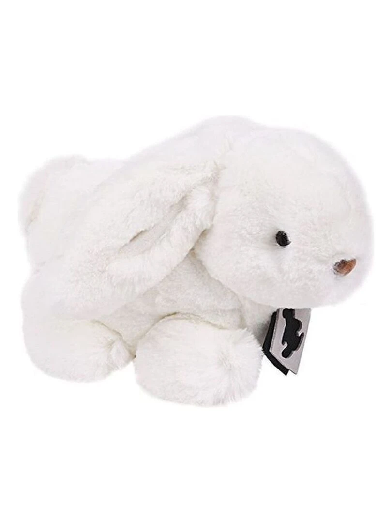 doudou Histoire d'ours Lapin Blanc Alaska 22cms Signature Pantin Blanc