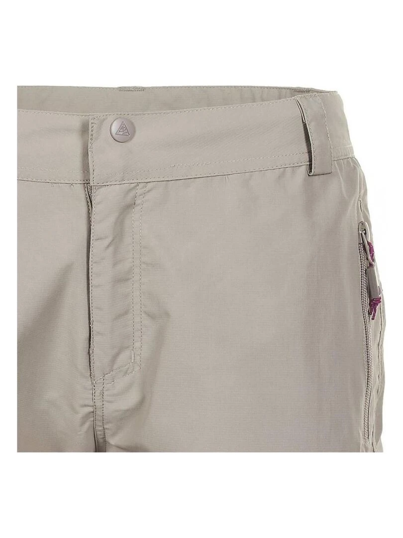 Short de randonnée femme ACUAD   Beige