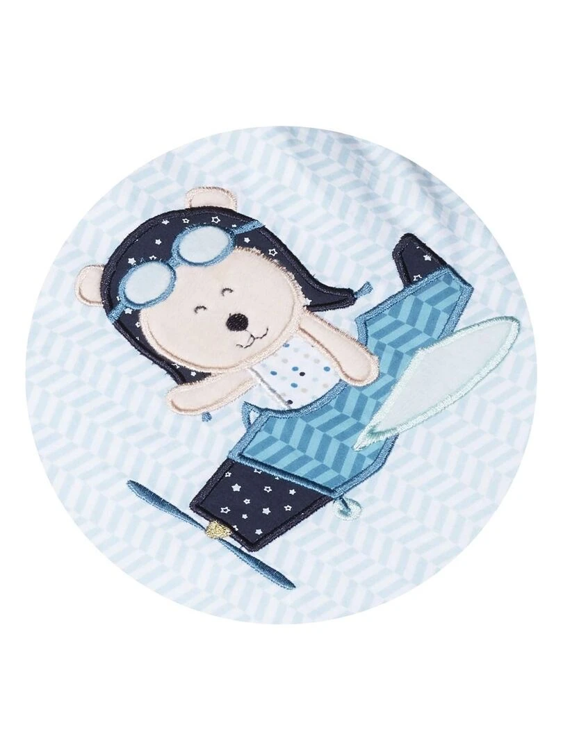 Gigoteuse été en coton bleu SAUTHON Bleu