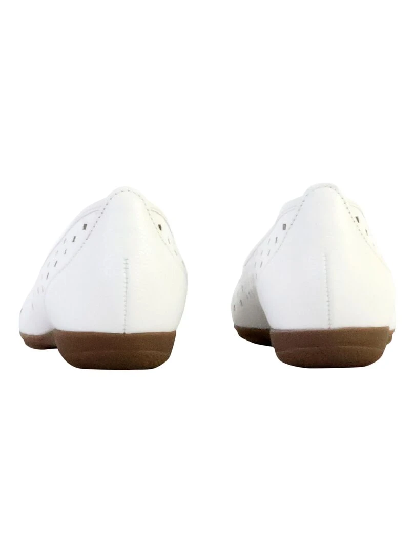 Ballerine Cuir Gabor Cervo Weiss   Blanc