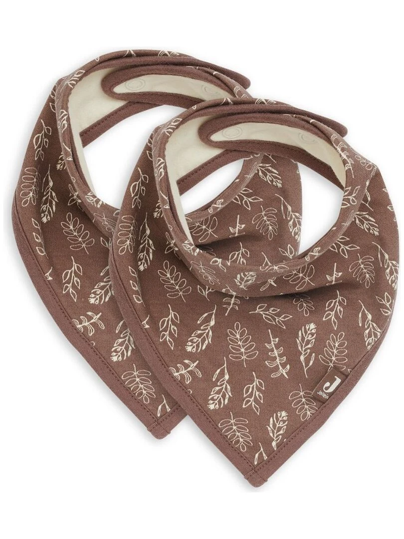 Lot de 2 bavoirs bandanas Meadow Chestnut Noir