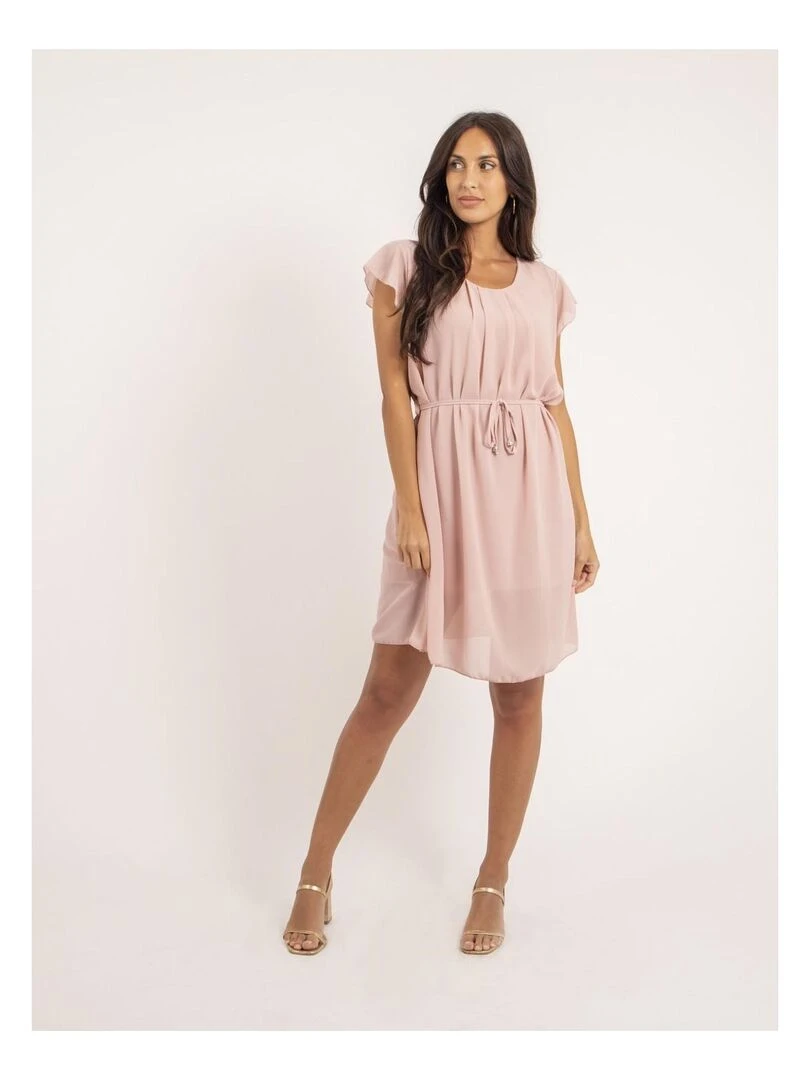 Robe courte IEVE   Rose