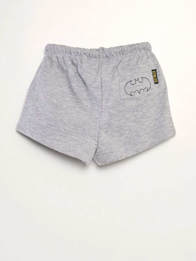 Short molletonné 'Batman' Gris