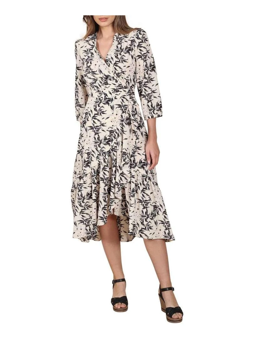 CHATTAWAK   Robe mi longue   Blanc