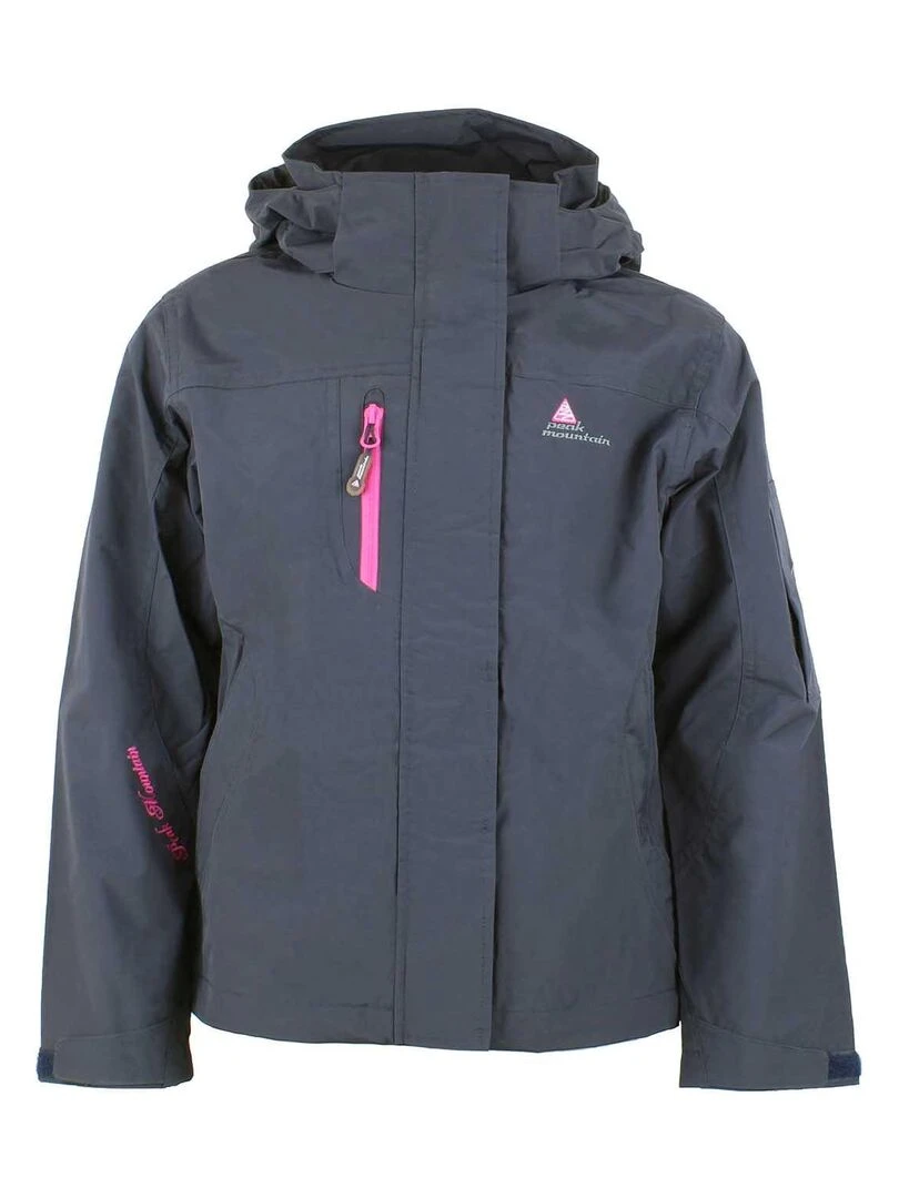 Parka de ski fille GALANI PEAK MOUNTAIN Noir