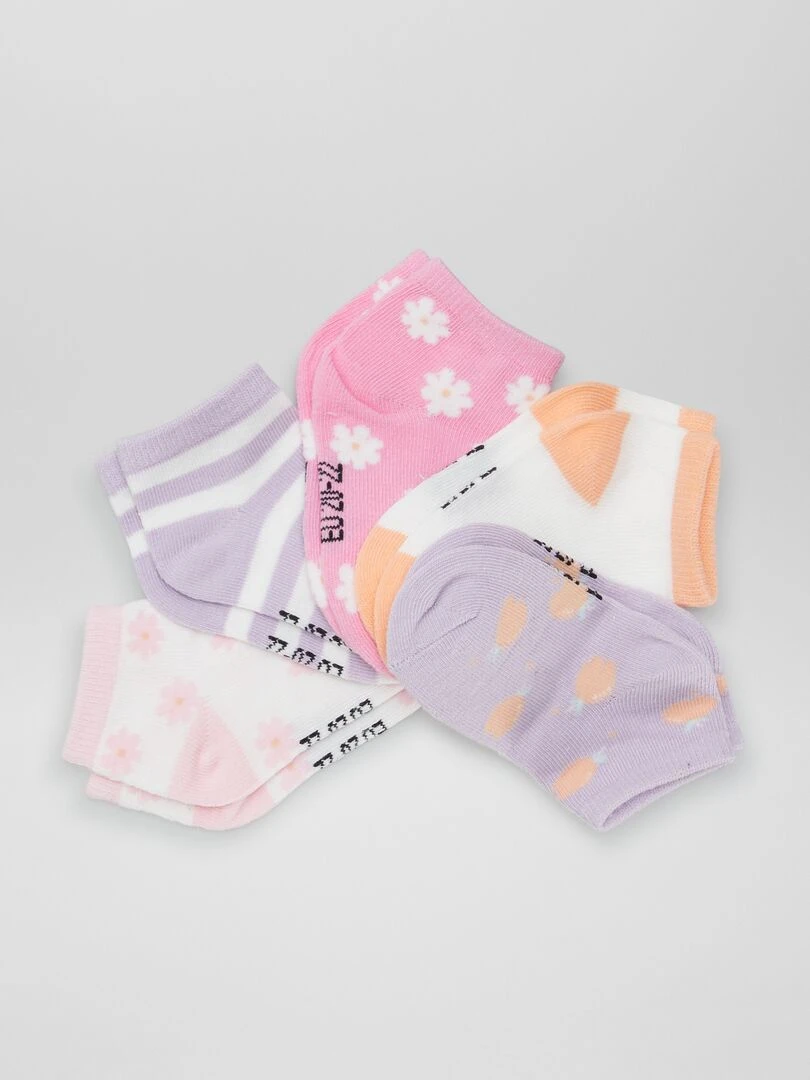Lot de 5 invisibles Rose