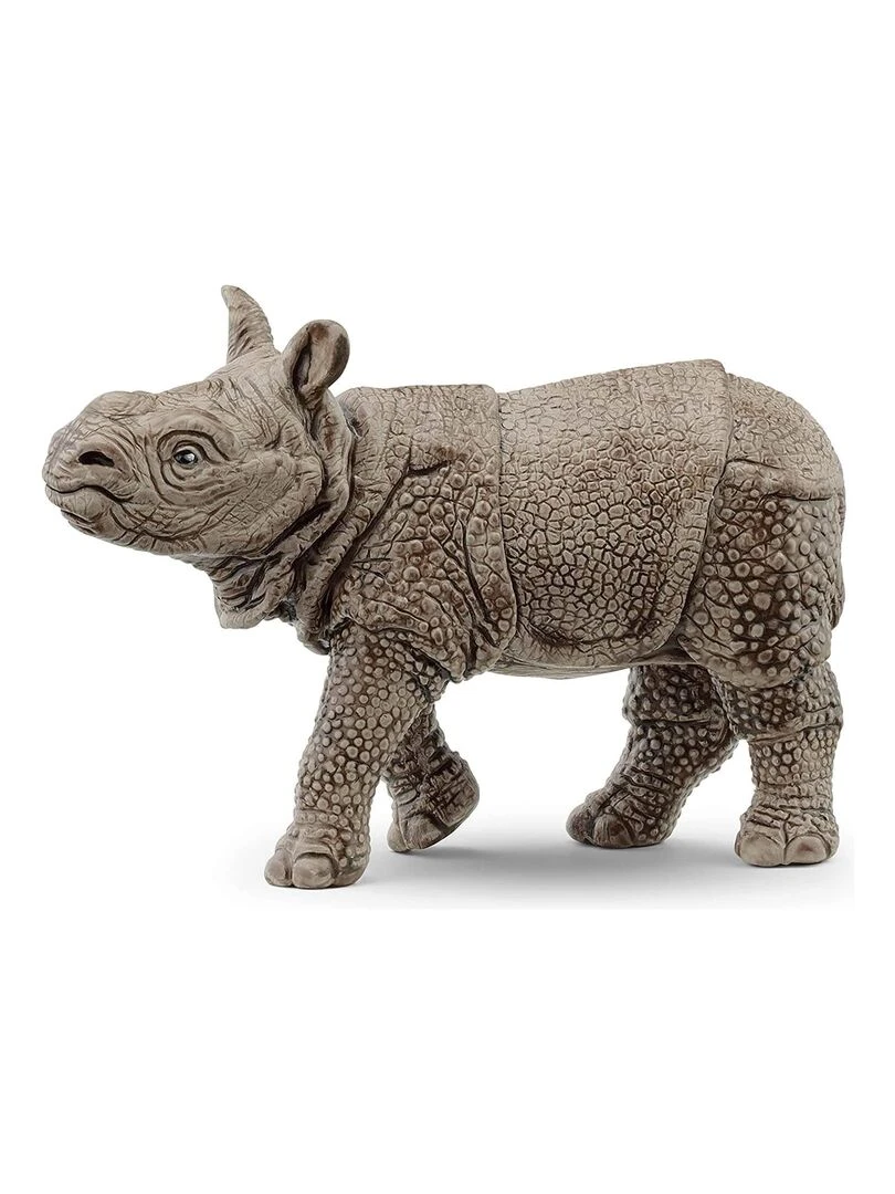 Figurine Wild Life : Bébé Rhinocéros Indien N/A