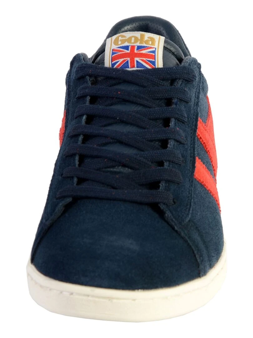 Baskets Gola Harrier Suede   Bleu Jaune