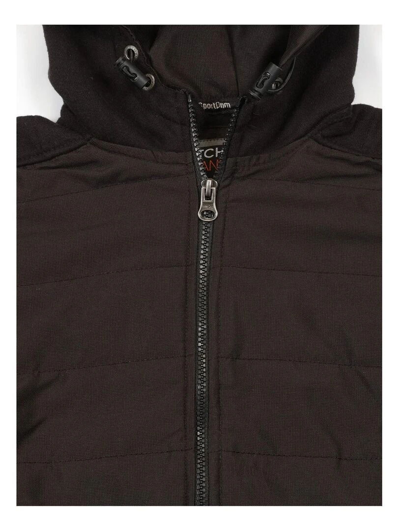 SWEAT ZIPPE CAPUCHE WILKY BOY Noir