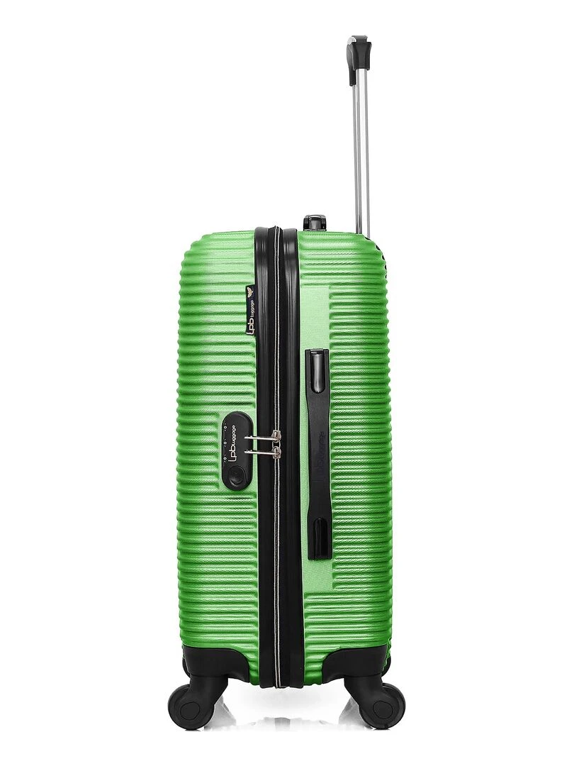 LPB   Valise Cabine ABS MUNICH 4 Roues 55 cm   Vert