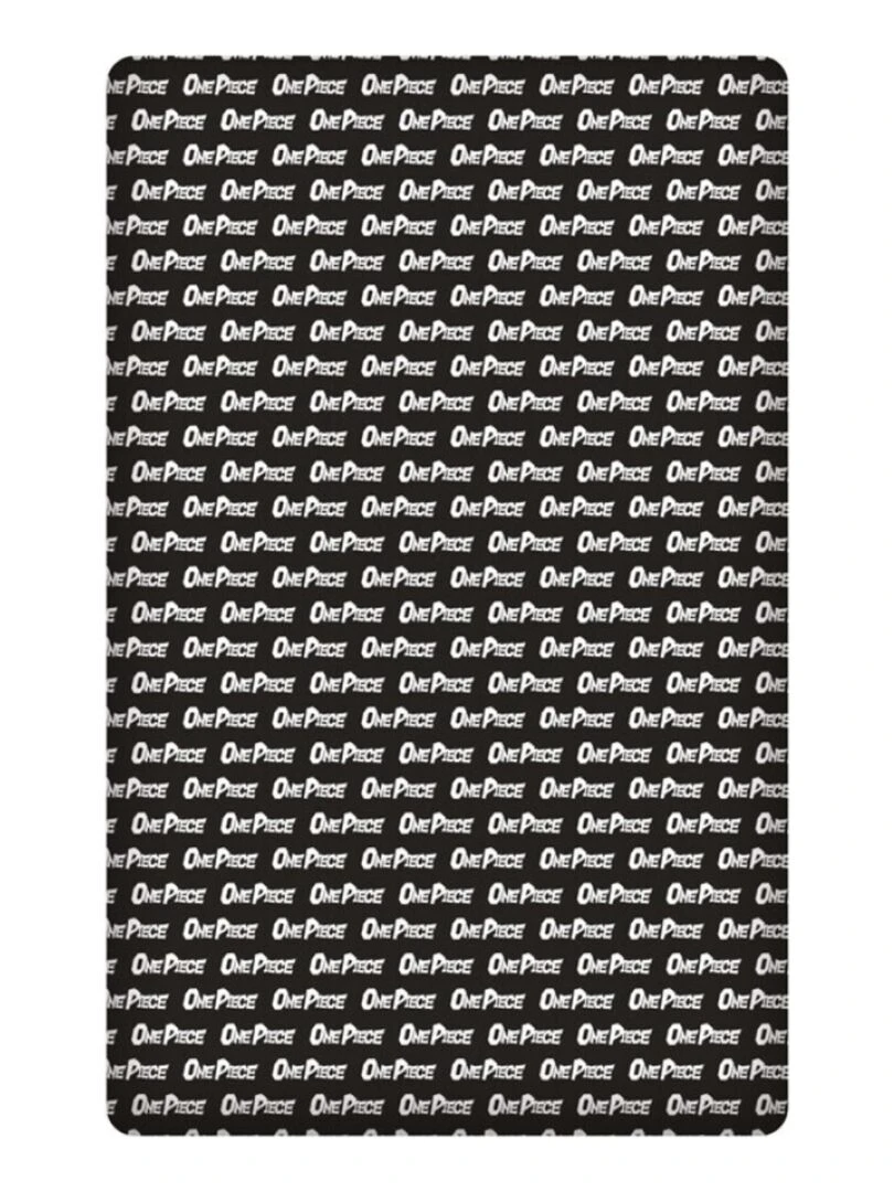 Drap Housse Enfant Coton Manga Noir