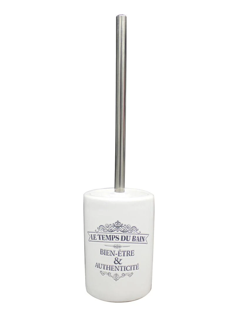 Brosse de toilette Vintage Blanc