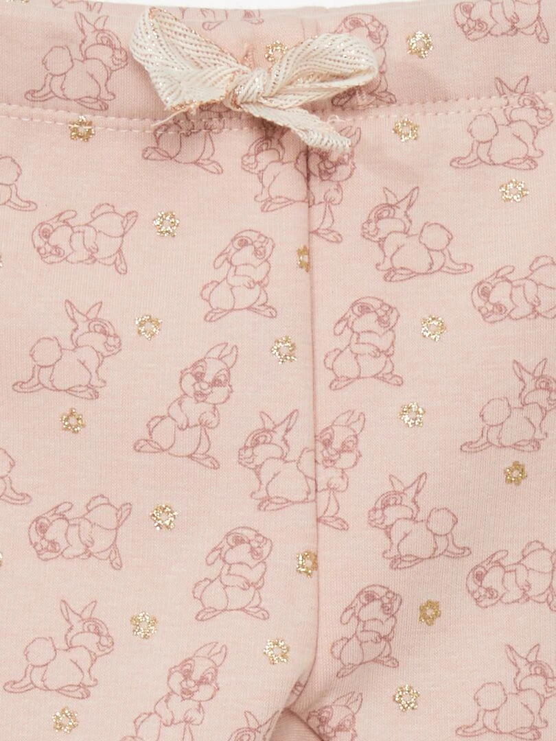 Legging épais 'Disney' 'Panpan' Rose pâle
