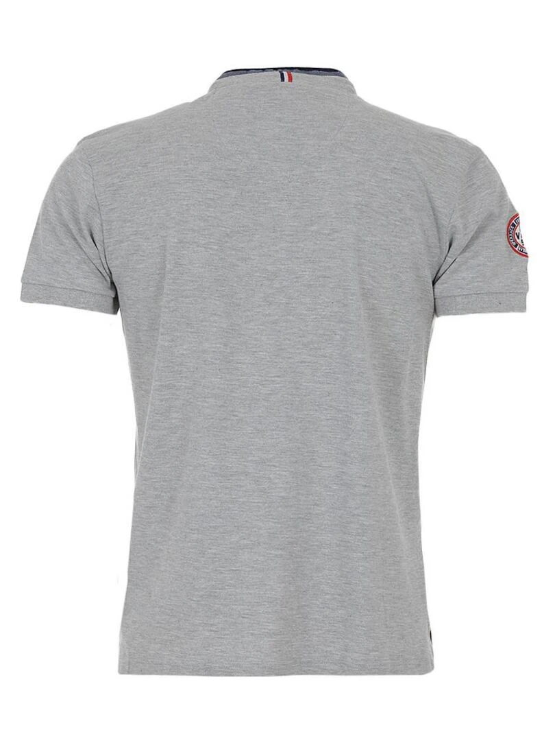 Polo manches courtes homme CANAVERAL VENT DU CAP Gris