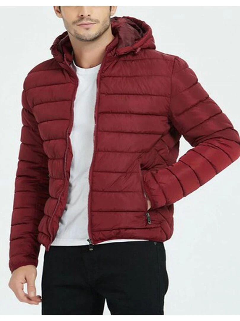 doudoune a capuche Kebello Bordeaux