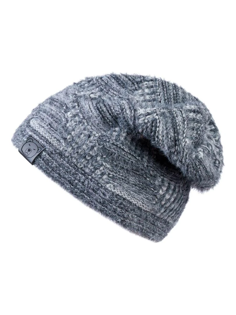 Ensemble Snood Bonnet Flip Made in UE Gris