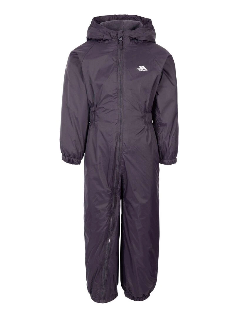 Trespass Dripdrop Combinaison imperméable unisexe Gris foncé
