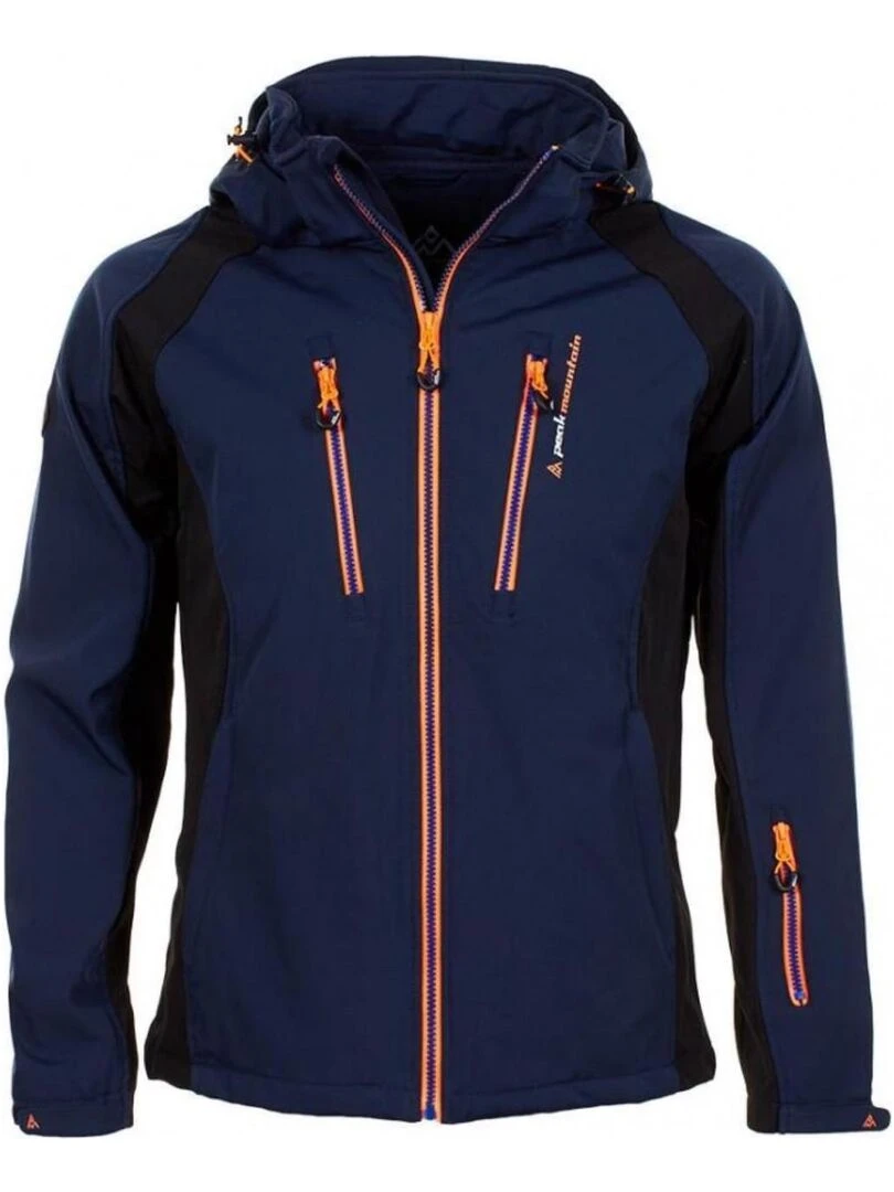 Blouson softshell homme CABILONE PEAK MOUNTAIN Bleu marine