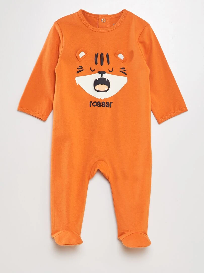 Pyjama dors bien en coton ORANGE