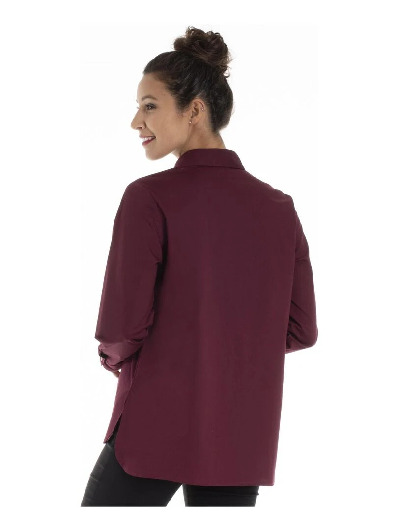 Chemise col classique ANDREA Gérard Pasquier Bordeaux