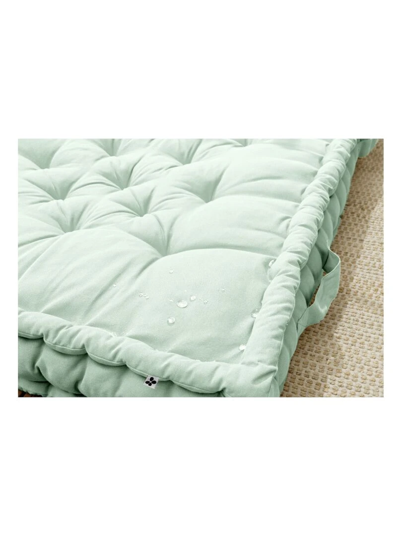 Matelas palette Kala menthe coton Gris