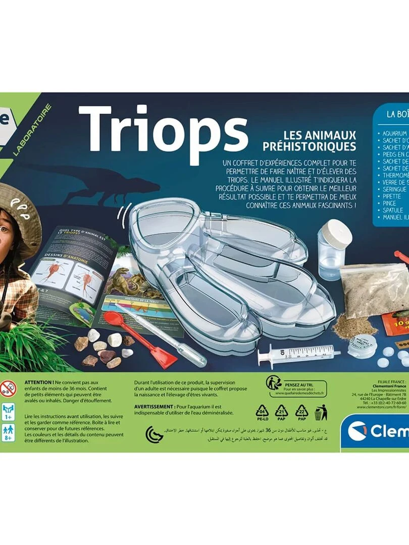 Science et jeu : Laboratoire : Triops  les animaux préhistoriques   N/A
