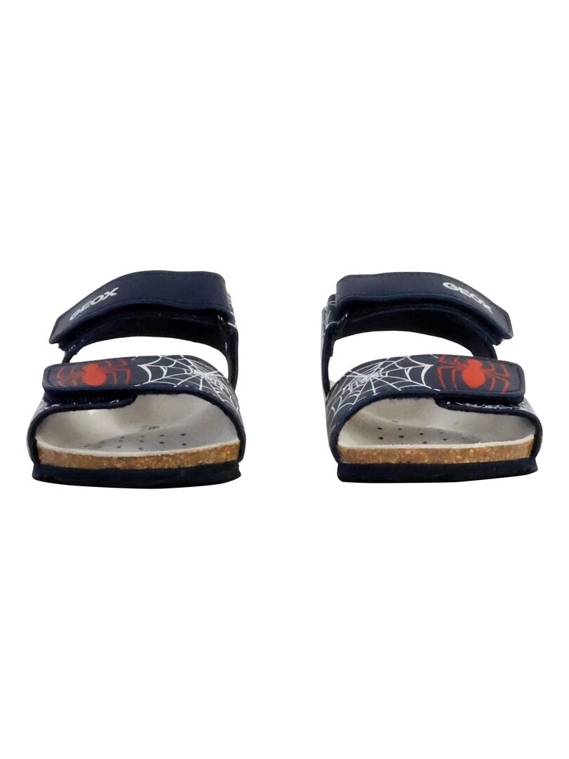 Sandales Cuir Enfant Geox Borealis   Bleu