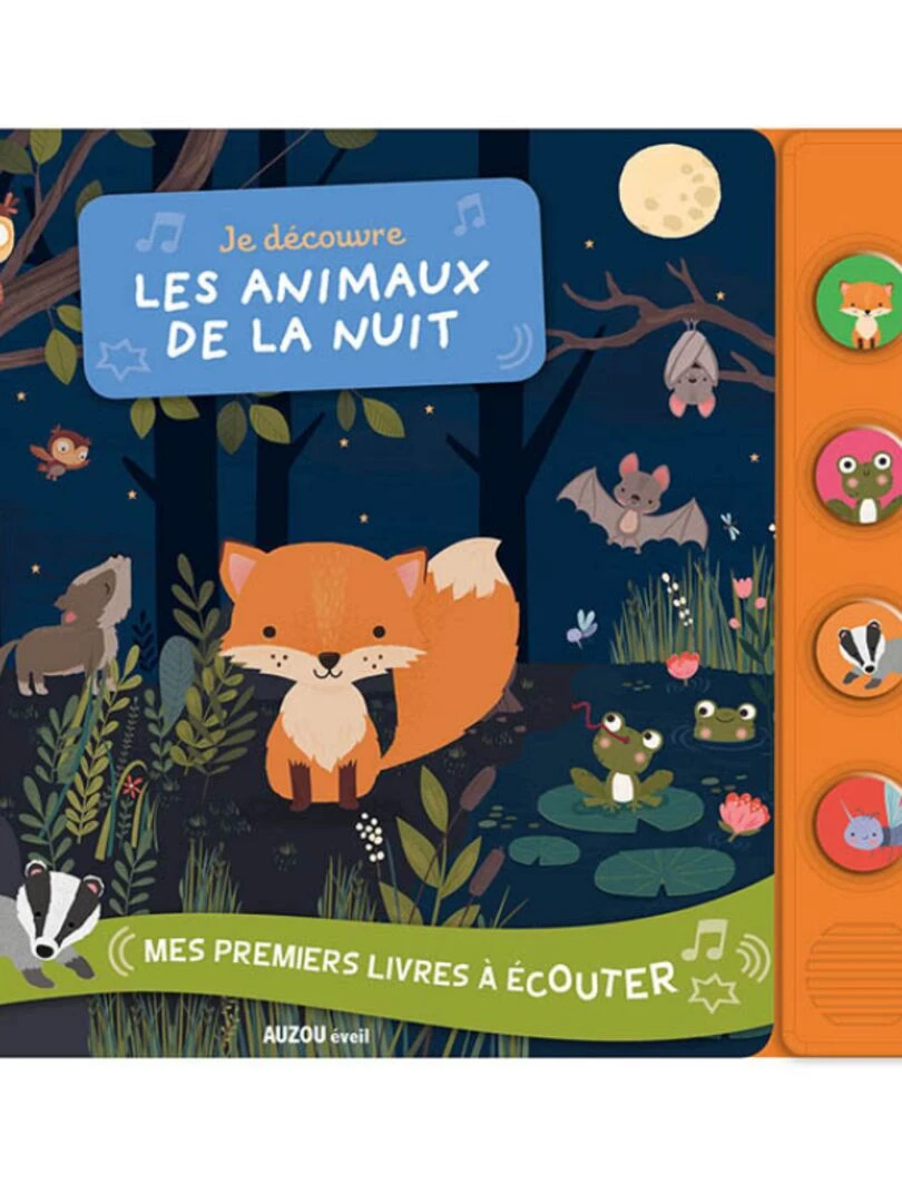 Livre sonore Je découvre les animaux de la nuit N/A