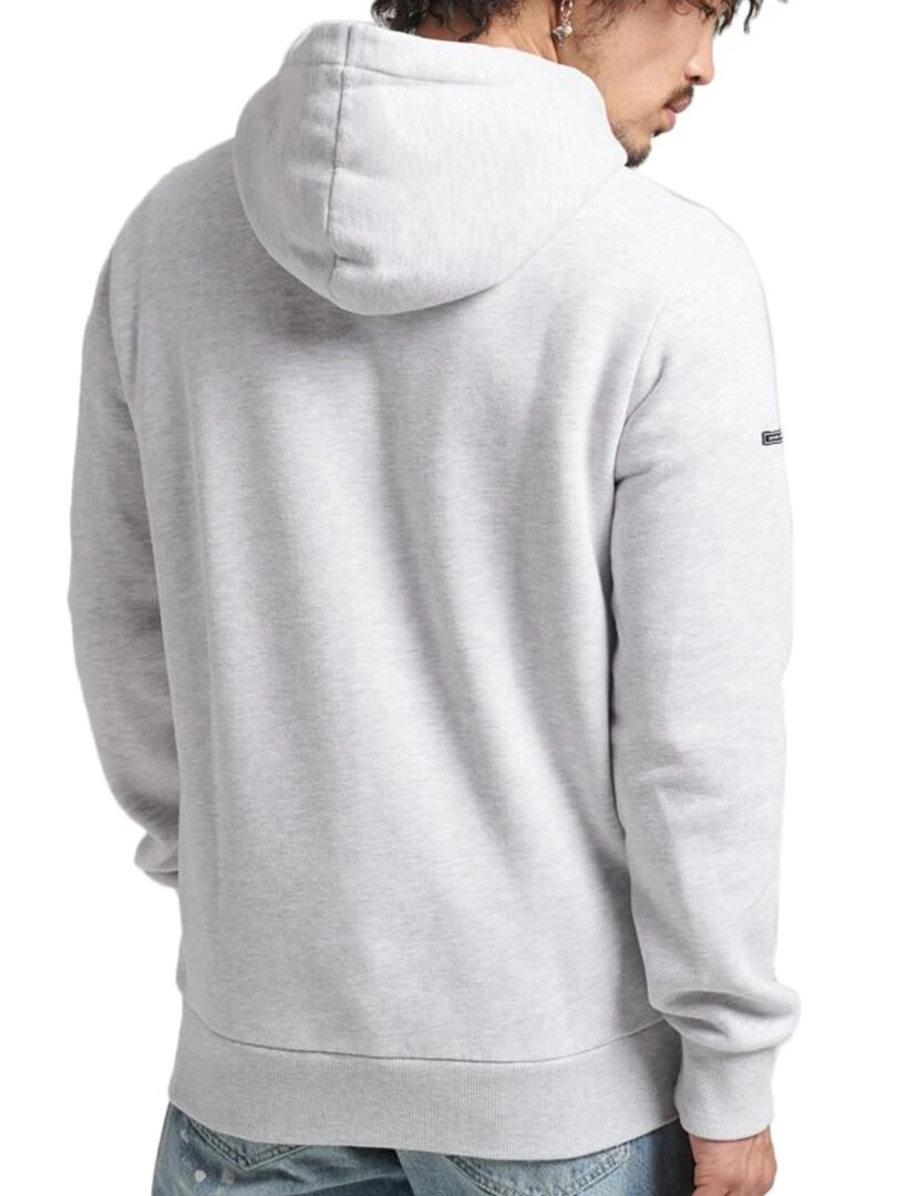 Sweat à Capuche Superdry Vintage Logo Heritage Gris